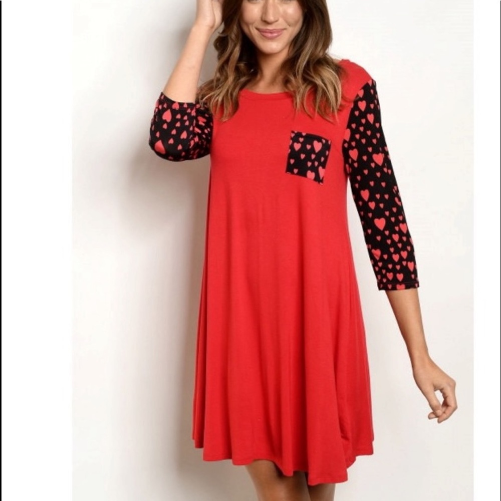 Valentines Red Heart Dress